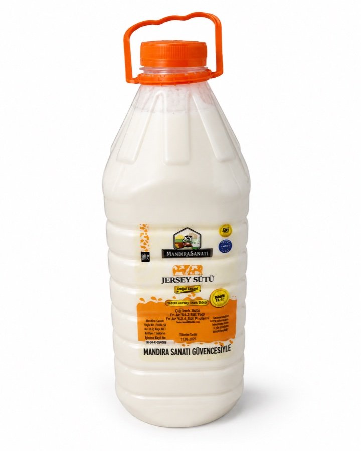 Mandıra Sanatı Jersey sütü 1 litre şişe